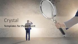  Presentation with monitoring - PPT layouts enhanced with concept-of-employee-monitoring background and a soft green colored foreground