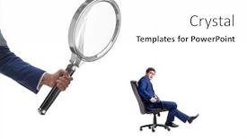  Presentation with monitoring - Colorful slide deck enhanced with concept-of-employee-monitoring backdrop and a white colored foreground