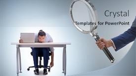  Presentation with monitoring - Audience pleasing PPT layouts consisting of concept-of-employee-monitoring backdrop and a light gray colored foreground