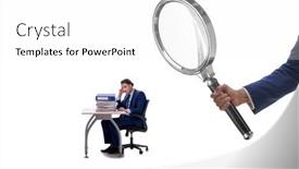  Presentation with monitoring - Audience pleasing PPT layouts consisting of concept-of-employee-monitoring backdrop and a white colored foreground