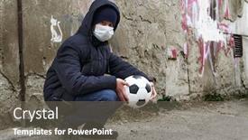  Presentation with epidemic - PPT layouts having concept-of-epidemic-and-quarantine background and a gray colored foreground