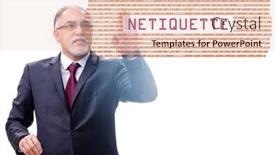  Presentation with concept - PPT layouts with concept-of-etiquette-and-netiquette background and a lemonade colored foreground