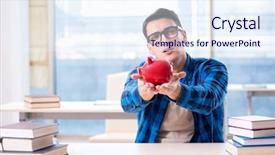  Presentation with cost - Audience pleasing PPT theme consisting of concept of expensive textbooks backdrop and a sky blue colored foreground