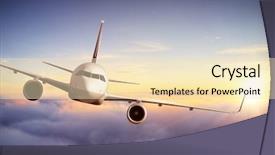  Presentation with business travel - PPT theme featuring concept of fast travel holiday background and a lemonade colored foreground