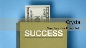  Presentation with financial literacy - Amazing slide set having concept of financial success backdrop and a yellow colored foreground