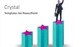  Presentation with growing - PPT theme featuring concept-of-growing-satisfaction-levels background and a white colored foreground