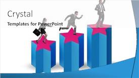  Presentation with stars - Slides with concept-of-growing-satisfaction-levels background and a white colored foreground