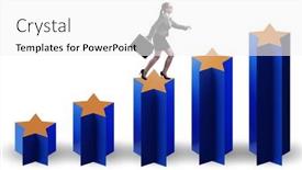  Presentation with growing - Presentation having concept-of-growing-satisfaction-levels background and a white colored foreground