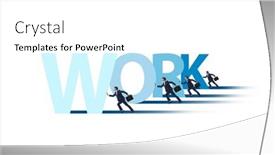  Presentation with hard work - PPT theme featuring concept-of-hard-work background and a white colored foreground