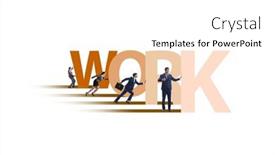 Presentation with hard work - Theme featuring concept-of-hard-work background and a white colored foreground