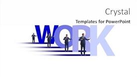  Presentation with hard work - Presentation theme consisting of concept-of-hard-work background and a white colored foreground