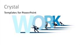  Presentation with hard work - Slides having concept-of-hard-work background and a white colored foreground