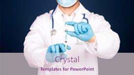  Presentation with immunity - Audience pleasing PPT theme consisting of concept-of-herd-immunity-virus backdrop and a sky blue colored foreground