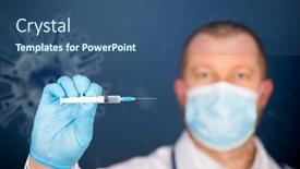  Presentation with immunity - Slides featuring concept-of-herd-immunity-virus background and a ocean colored foreground