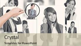  Presentation with human right - Amazing presentation design having concept of human resources choose backdrop and a soft green colored foreground