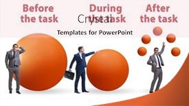  Presentation with training - PPT theme with concept-of-importance-of-training background and a lemonade colored foreground