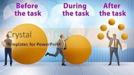  Presentation with training - Presentation featuring concept-of-importance-of-training background and a yellow colored foreground