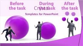  Presentation with training - PPT theme having concept-of-importance-of-training background and a pink colored foreground