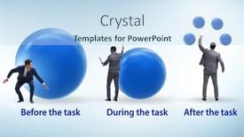  Presentation with training - Presentation consisting of concept-of-importance-of-training background and a sky blue colored foreground