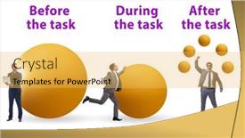  Presentation with training - Presentation theme featuring concept-of-importance-of-training background and a yellow colored foreground