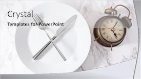  Presentation with ketogenic diet - Cool new PPT theme with metabolism - concept of intermittent fasting ketogenic backdrop and a white colored foreground