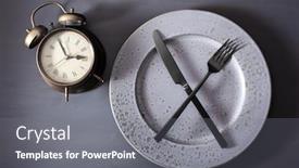 Presentation with weight loss - PPT layouts with concept-of-intermittent-fasting-ketogenic background and a gray colored foreground