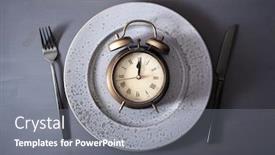  Presentation with weight loss - Cool new slide deck with concept-of-intermittent-fasting-ketogenic backdrop and a gray colored foreground