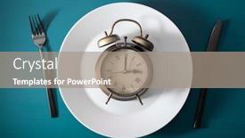  Presentation with ketogenic diet - Cool new slides with concept-of-intermittent-fasting-ketogenic backdrop and a coral colored foreground