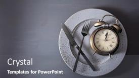  Presentation with ketogenic diet - Cool new PPT layouts with concept-of-intermittent-fasting-ketogenic backdrop and a gray colored foreground