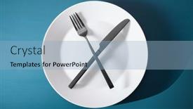  Presentation with ketogenic diet - Slide deck with concept-of-intermittent-fasting-ketogenic background and a light blue colored foreground