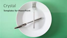  Presentation with weight loss - Presentation consisting of metabolism - concept of intermittent fasting background and a mint green colored foreground