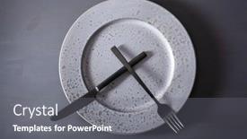  Presentation with ketogenic diet - Colorful PPT layouts enhanced with concept-of-intermittent-fasting backdrop and a gray colored foreground