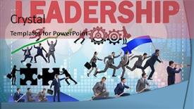  Presentation with concept for problem solving many - Colorful presentation design enhanced with concept of leadership with many backdrop and a  colored foreground