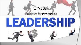  Presentation with concept for problem solving many - Audience pleasing slide set consisting of concept of leadership with many backdrop and a  colored foreground