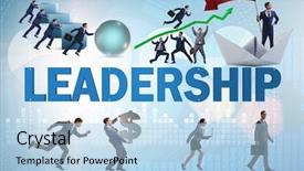  Presentation with leadership - Amazing slides having concept of leadership with many backdrop and a light blue colored foreground