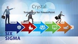  Presentation with lean - PPT layouts having concept-of-lean-management background and a light blue colored foreground