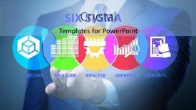  Presentation with lean - Presentation featuring concept-of-lean-management background and a light blue colored foreground