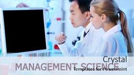  Presentation with pharmacy management people - Colorful slides enhanced with concept of management science young backdrop and a light blue colored foreground