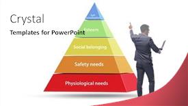  Presentation with concept - Cool new presentation with concept-of-maslow-hierarchy backdrop and a white colored foreground