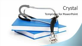  Presentation with nursing education - Colorful theme enhanced with concept of medical education backdrop and a white colored foreground