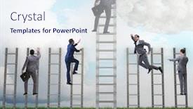  Presentation with mentorship - Slides with concept-of-mentorship-in-business background and a sky blue colored foreground