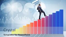  Presentation with concept - Amazing presentation having concept-of-minimum-wage backdrop and a light blue colored foreground
