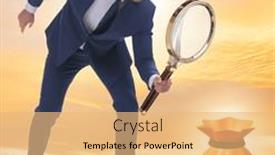  Presentation with concept - Presentation enhanced with concept-of-minimum-wage background and a yellow colored foreground