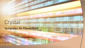  Presentation with digital innovation - Beautiful slide deck featuring concept-of-modern-digital-city backdrop and a lemonade colored foreground