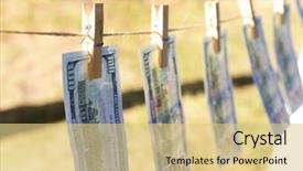  Presentation with money laundering - Amazing presentation design having concept of money laundering - one backdrop and a lemonade colored foreground