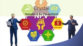  Presentation with net - Amazing slides having concept-of-npv-net-present backdrop and a soft green colored foreground