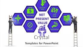  Presentation with net - PPT layouts enhanced with concept-of-npv-net-present background and a white colored foreground