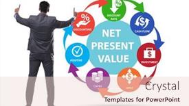  Presentation with net - Beautiful slide deck featuring concept-of-npv-net-present backdrop and a lemonade colored foreground