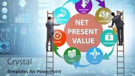  Presentation with net - Beautiful PPT layouts featuring concept-of-npv-net-present backdrop and a light blue colored foreground