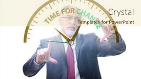  Presentation with business change - PPT layouts having concept-of-organisational-change background and a soft green colored foreground